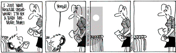The Buckets on Monday November 3, 1997 Comic Strip