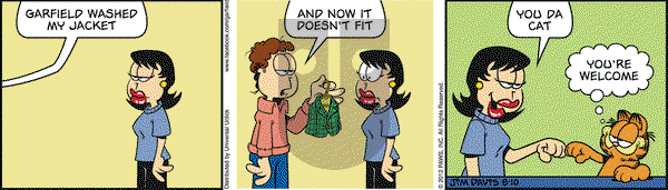 Garfield on Friday August 10, 2012 Comic Strip