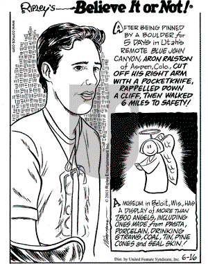 Ripley's Believe It or Not on Monday June 16, 2003 Comic Strip