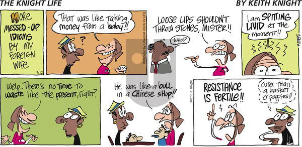 The Knight Life on Sunday July 12, 2015 Comic Strip