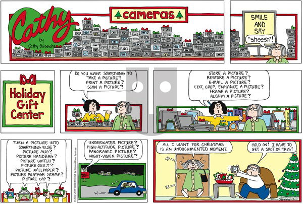 Cathy Classics on Sunday December 11, 2005 Comic Strip