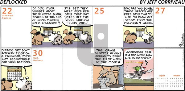 DeFlocked on Sunday October 5, 2008 Comic Strip
