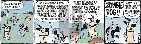 Pooch Cafe on Wednesday November 9, 2011 Comic Strip
