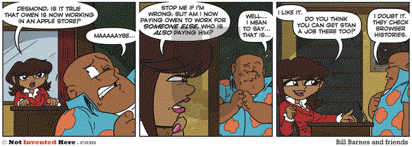 Not Invented Here on Thursday December 2, 2021 Comic Strip