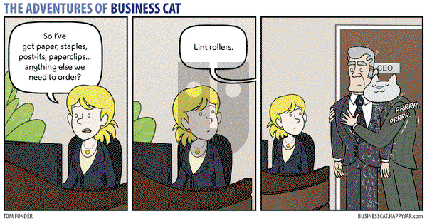 The Adventures of Business Cat on Thursday November 19, 2020 Comic Strip