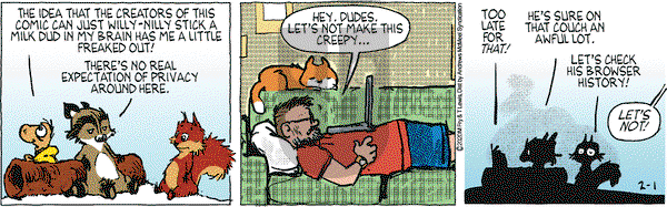 Over the Hedge on Saturday February 1, 2020 Comic Strip