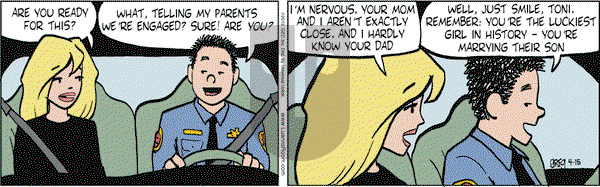 Luann on Monday April 15, 2013 Comic Strip