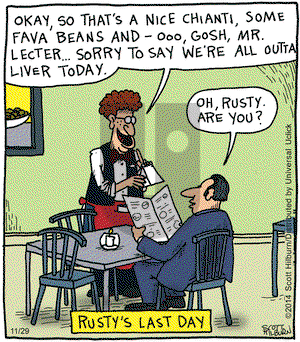 The Argyle Sweater on Saturday November 29, 2014 Comic Strip