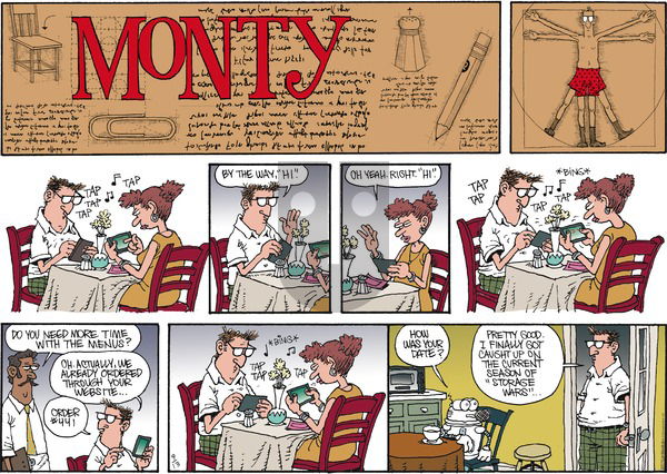 Monty on Sunday September 13, 2015 Comic Strip
