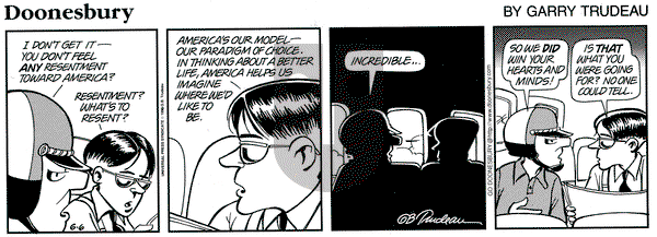 Doonesbury on Thursday June 6, 1996 Comic Strip
