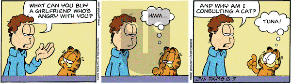 Garfield on Thursday August 5, 2010 Comic Strip