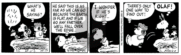 Peanuts on Friday October 17, 1997 Comic Strip