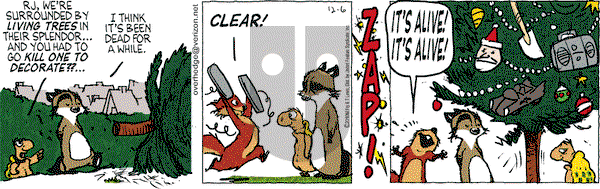 Over the Hedge on Monday December 6, 2010 Comic Strip