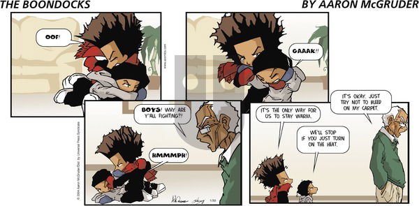 The Boondocks on Sunday January 30, 2005 Comic Strip