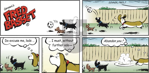 Fred Basset on Sunday January 26, 2020 Comic Strip