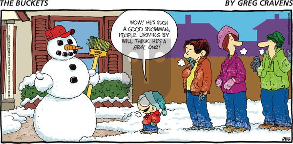 The Buckets on Sunday January 7, 2018 Comic Strip