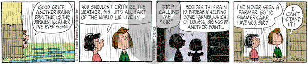 Peanuts on Thursday July 17, 2003 Comic Strip