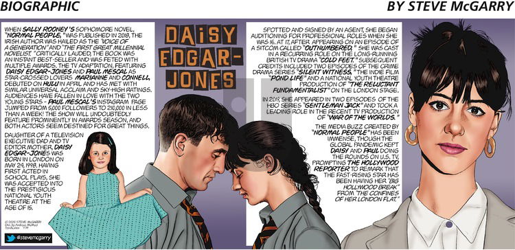 Biographic on Sunday July 19, 2020 Comic Strip