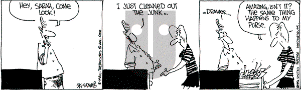 The Buckets on Thursday October 17, 1996 Comic Strip