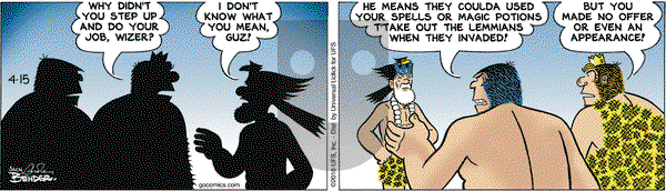 Alley Oop on Friday April 15, 2016 Comic Strip