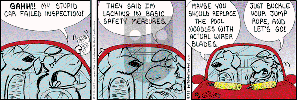 DeFlocked on Wednesday August 28, 2019 Comic Strip
