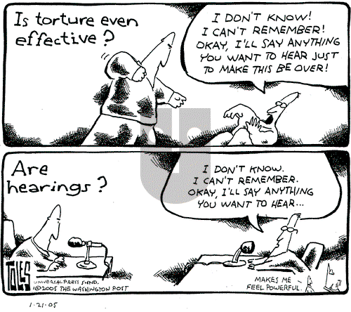 Tom Toles on Friday February 4, 2005 Comic Strip