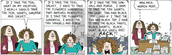 Cathy Classics - Wednesday July 21, 2004 Comic Strip