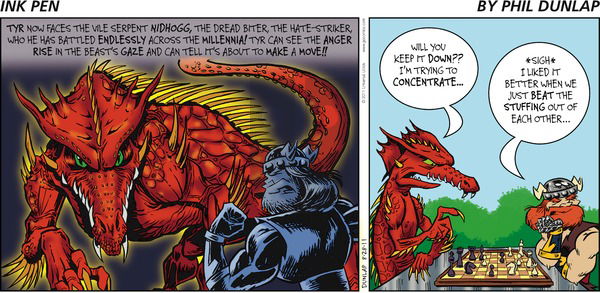 Ink Pen on Sunday August 28, 2011 Comic Strip
