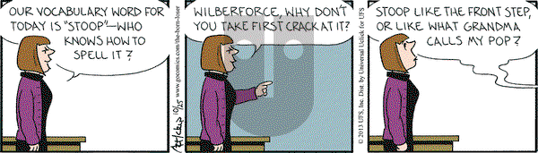 The Born Loser on Friday October 25, 2013 Comic Strip