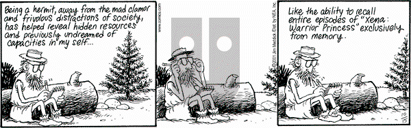 Monty on Monday October 15, 2001 Comic Strip