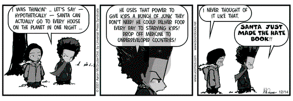 The Boondocks on Monday January 13, 2003 Comic Strip