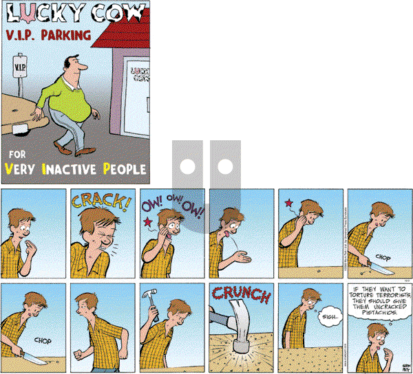Lucky Cow on Sunday December 3, 2006 Comic Strip
