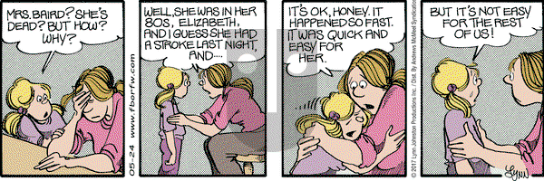 For Better or For Worse - Wednesday May 24, 2017 Comic Strip