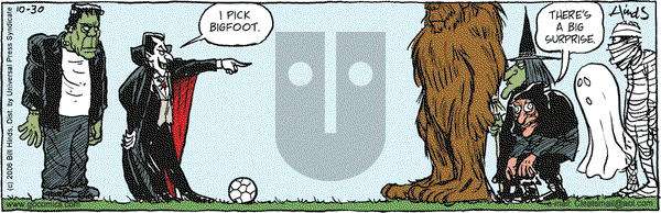 Cleats on Tuesday October 31, 2006 Comic Strip
