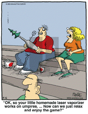 In the Bleachers - Wednesday April 26, 2006 Comic Strip