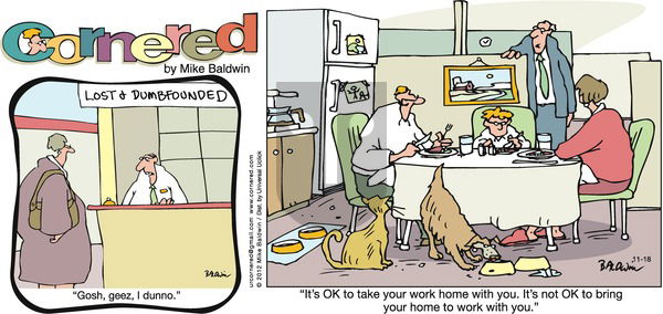 Cornered on Sunday November 18, 2012 Comic Strip