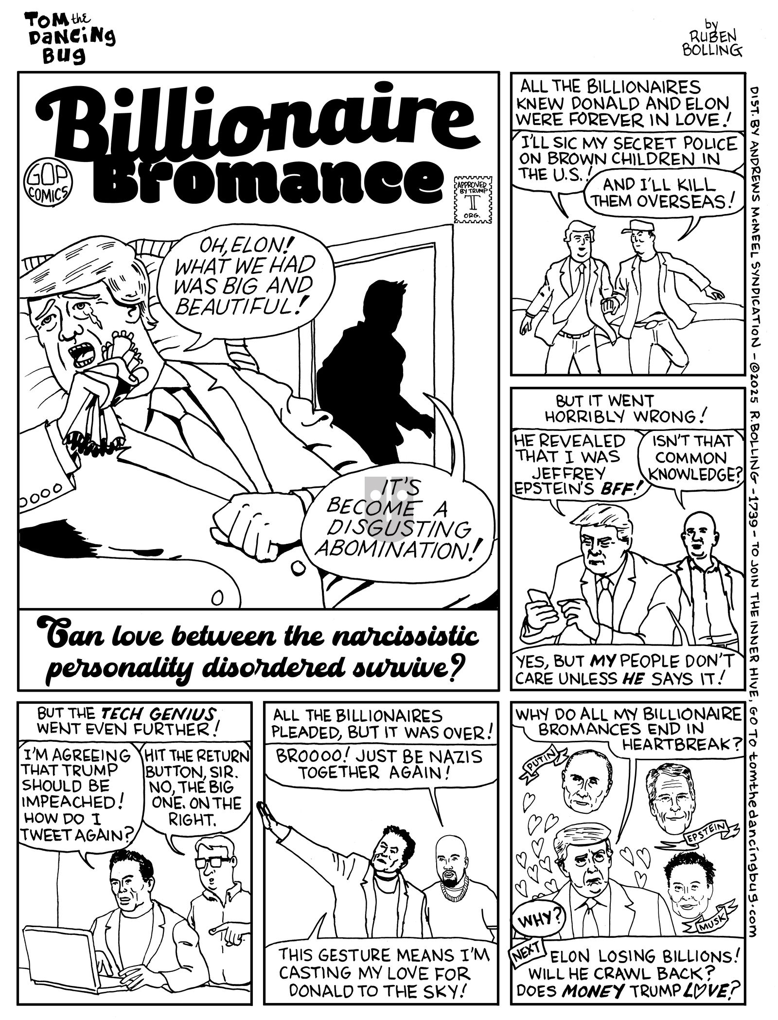 Tom the Dancing Bug - Monday June 9, 2025 Comic Strip