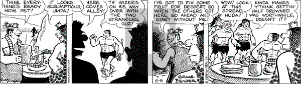 Alley Oop on Tuesday June 8, 1999 Comic Strip