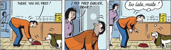 Fred Basset on Saturday June 17, 2017 Comic Strip