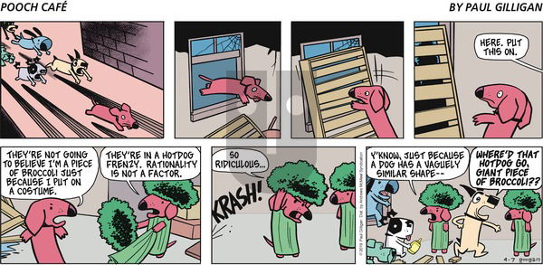 Pooch Cafe on Sunday April 7, 2019 Comic Strip
