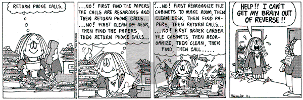 Cathy Classics - Monday November 1, 1993 Comic Strip