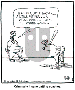 In the Bleachers on Tuesday August 6, 1996 Comic Strip