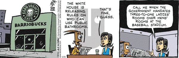 La Cucaracha on Thursday May 26, 2016 Comic Strip