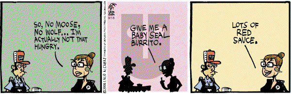 La Cucaracha on Thursday September 18, 2008 Comic Strip