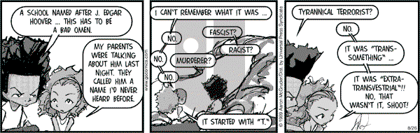 The Boondocks on Saturday March 29, 2014 Comic Strip