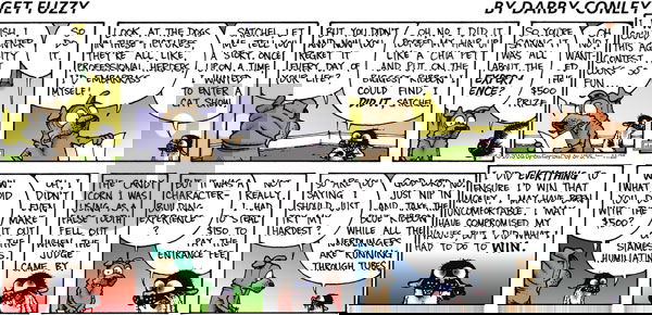 Get Fuzzy on Sunday November 28, 2010 Comic Strip