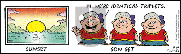 Frank and Ernest on Saturday September 19, 2020 Comic Strip