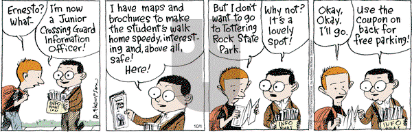Cul de Sac on Monday October 1, 2018 Comic Strip