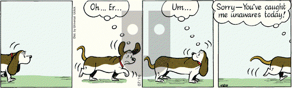 Fred Basset - Monday July 16, 2012 Comic Strip