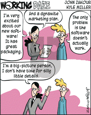 Working Daze on Monday December 1, 2003 Comic Strip